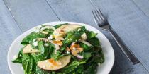 <p>Sometimes simple is best, and this simple spinach salad is the best-of-the-best.</p><p>Get the <a href="https://www.delish.com/uk/cooking/recipes/a30650650/simple-spinach-salad-recipe/" rel="nofollow noopener" target="_blank" data-ylk="slk:Spinach Salad;elm:context_link;itc:0;sec:content-canvas" class="link ">Spinach Salad</a> recipe.</p>