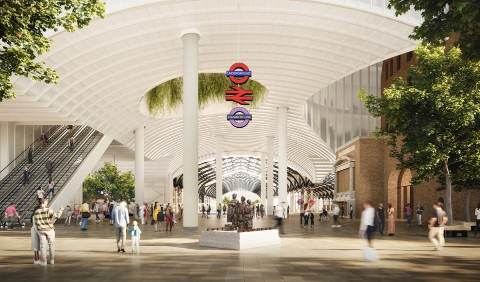 The Kindertransport memorial would be moved to a more central point at the station entrance from Liverpool Street (Sellar)