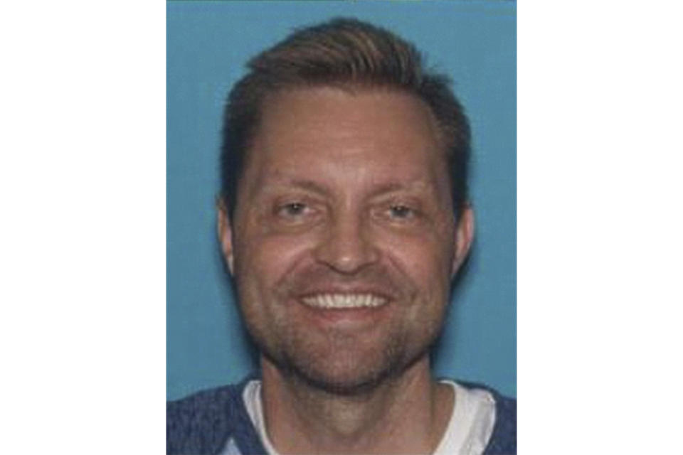 This undated photo released by the Cassville Missouri Police Dept., shows a portrait of Dr. John Forsyth. Forsyth, a missing emergency room doctor from Missouri, was found dead in Arkansas from an apparent gunshot wound, authorities confirmed Wednesday, May 31, 2023, but they're still investigating what happened in the week since he was last seen. (Cassville Missouri Police via AP)