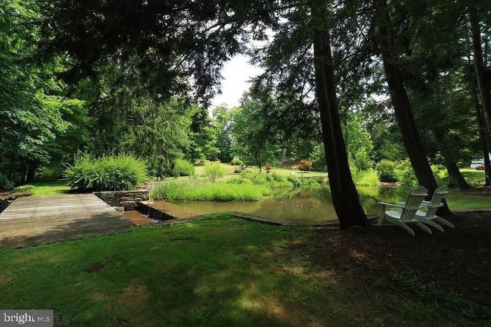 Natural water features run through the property at 1301 E. Boal Ave. in Boalsburg. Photo shared with permission from the home’s listing agent, Paul Confer of Kissinger, Bigatel and Brower Realtors.