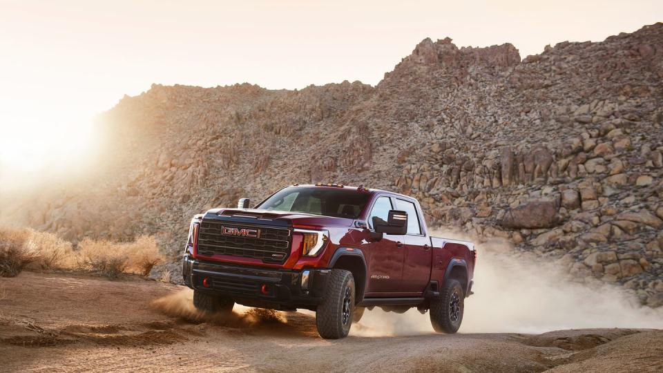 2024 gmc sierra 2500hd at4x and at4x aev