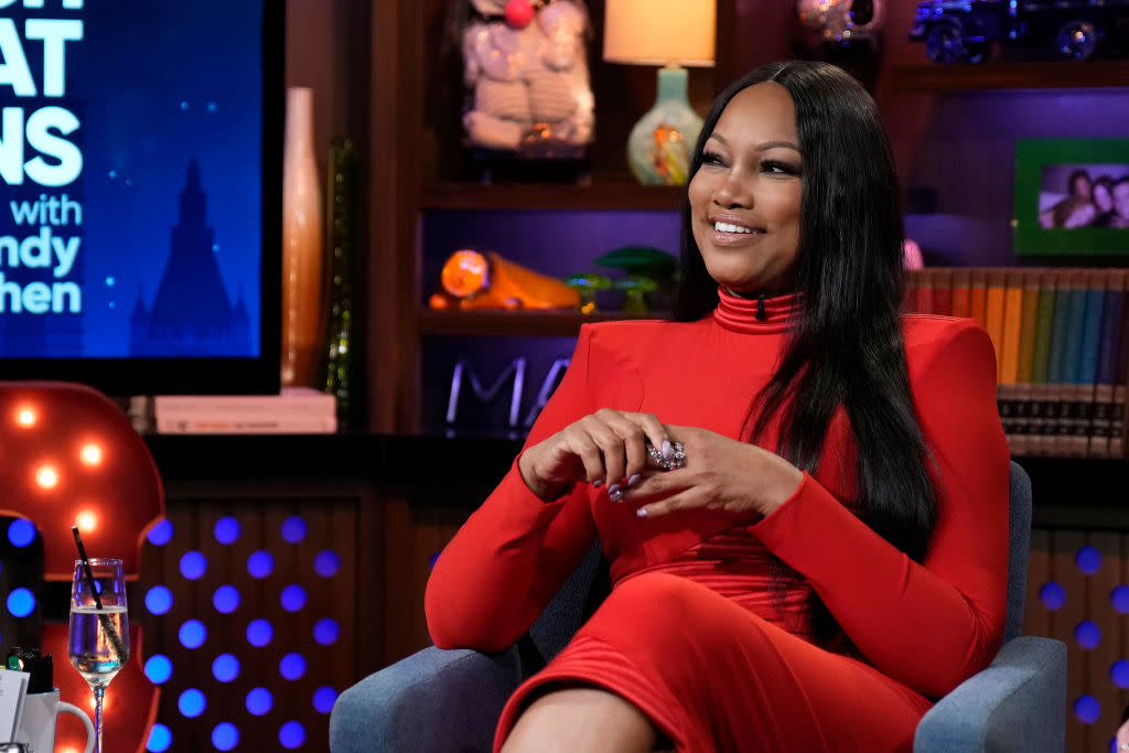 WATCH WHAT HAPPENS LIVE WITH ANDY COHEN -- Episode 19149 -- Pictured: Garcelle Beauvais -- (Photo by: Charles Sykes/Bravo via Getty Images)