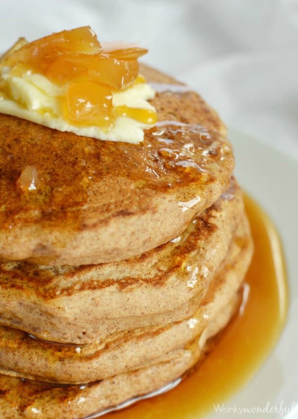 Gingerbread Spice Vegan Pancakes