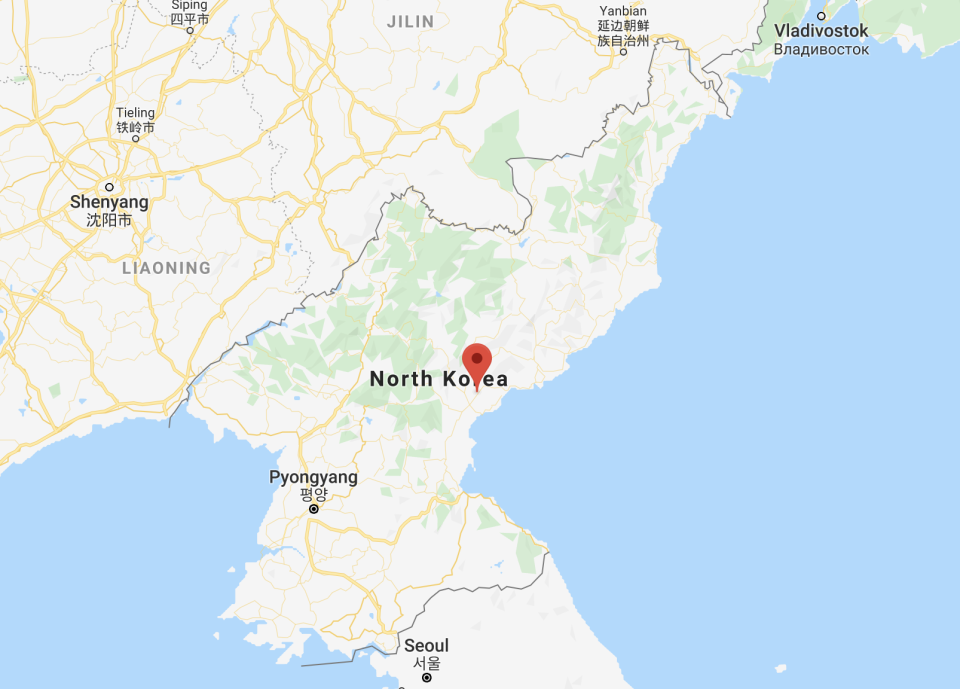 Hamhung, North Korea. (Source: Google Maps)