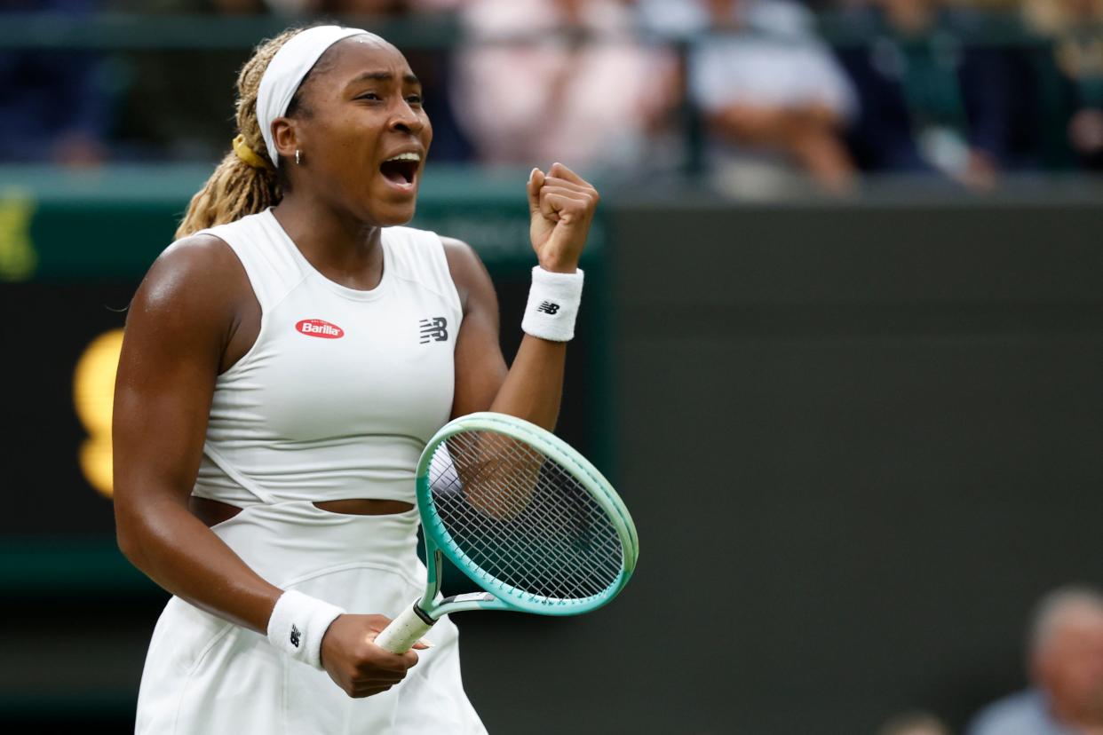 Coco Gauff is the female flag bearer for the U.S. Olympic team at the Paris Olympics.