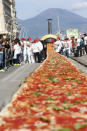 Die längste Pizza der Welt: Neapel bricht alle Rekorde