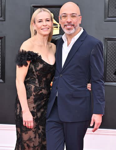 <p>Brian Friedman/Variety/Penske Media via Getty Images</p> Chelsea Handler and Jo Koy photographed at the 2022 Grammy Awards.