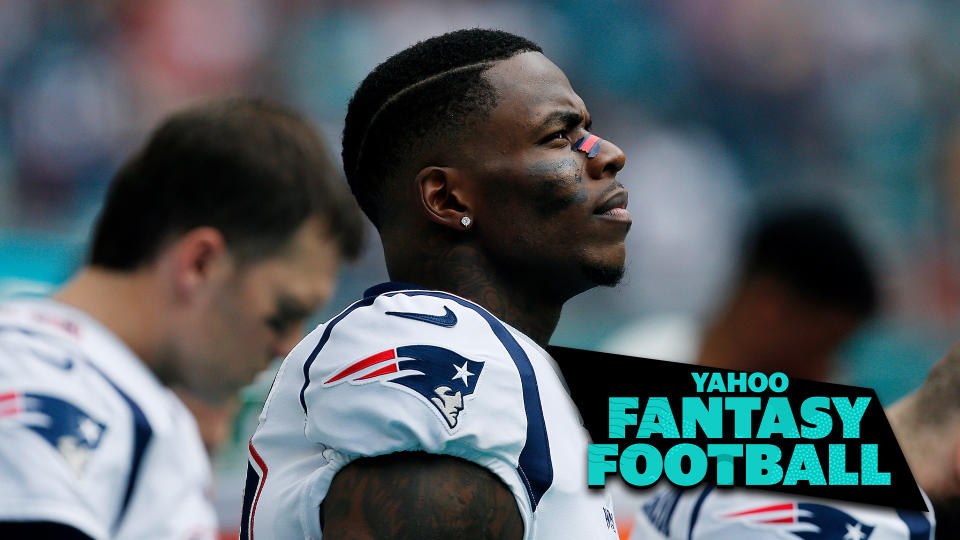 Patriots WR Josh Gordon was reinstated by the NFL. What is his fantasy outlook for 2019? Liz Loza & Matt Harmon discuss on the latest Yahoo Fantasy Football Podcast. (Photo by Michael Reaves/Getty Images)