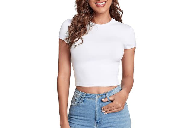 Shop the $72 Leset crop top Hailey Bieber can't stop wearing