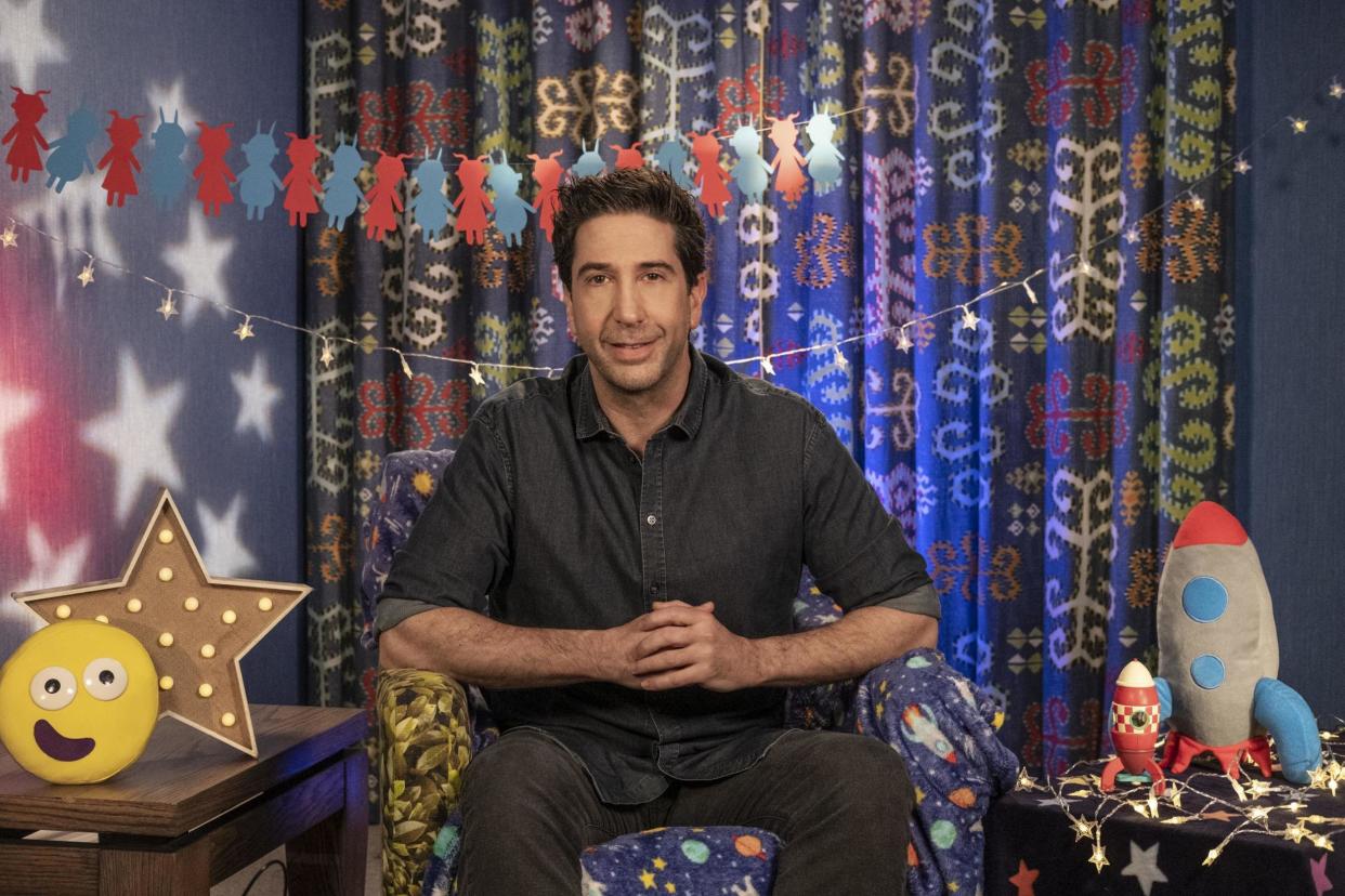 Friends star David Schwimmer is to read a bedtime story on CBeebies about aliens from two rival groups who fall in love: PA