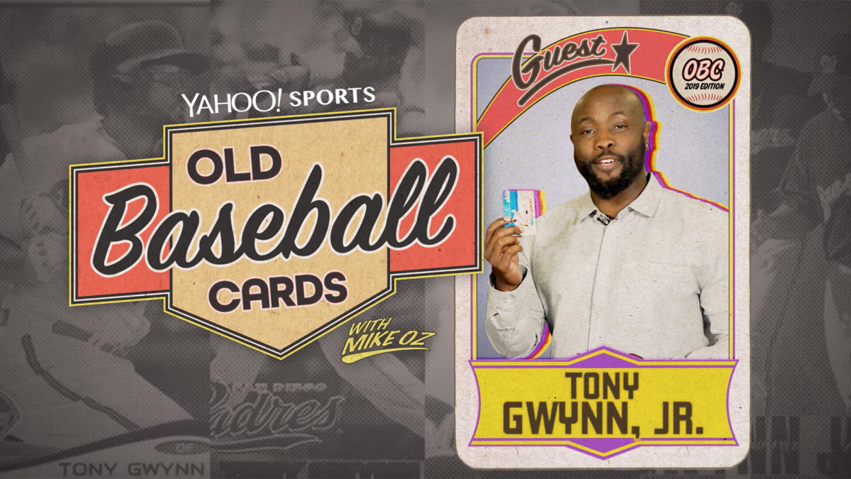 Tony Gwynn Jr. opens packs and looks for his dad's card on 'Old