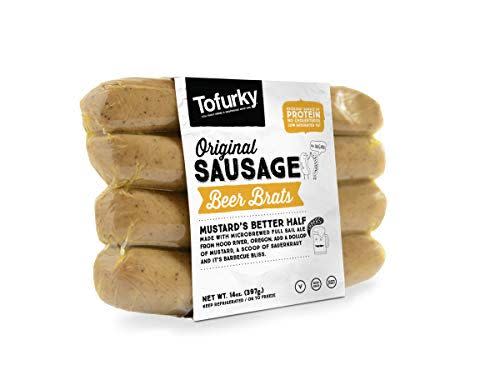 8) Tofurky Beer Brats Original Sausage