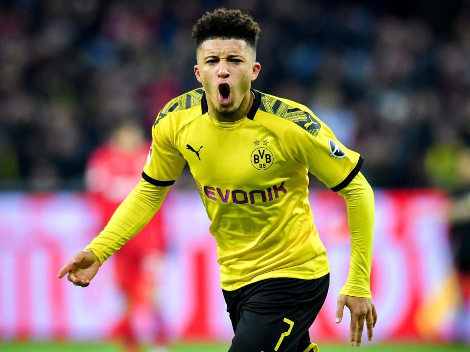 Jadon Sancho remains a Manchester United target despite Borussia Dortmund insisting they will not sell him: EPA