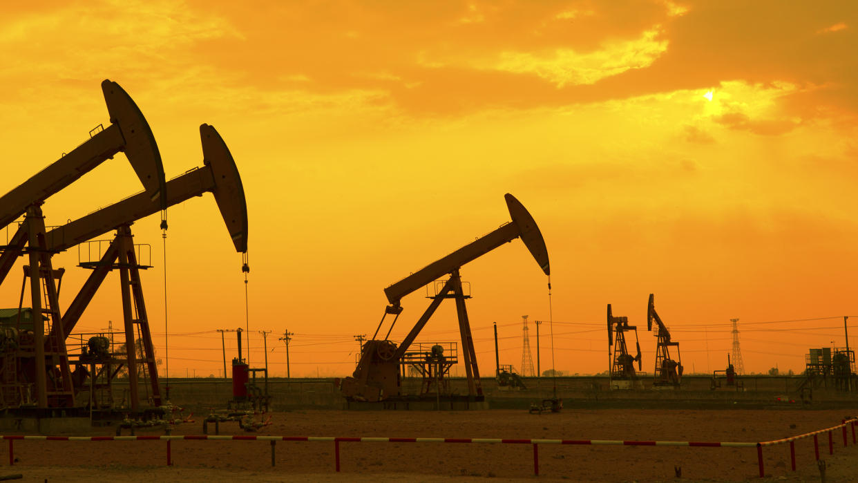 Oil Field sunset
