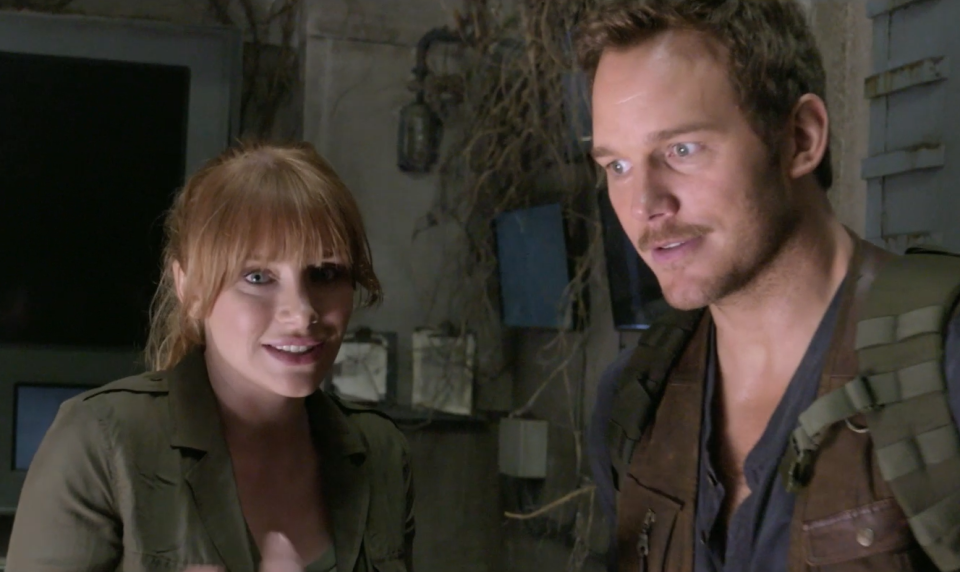 Bryce Dallas Howard and Chris Pratt (Universal Pictures Home Entertainment)