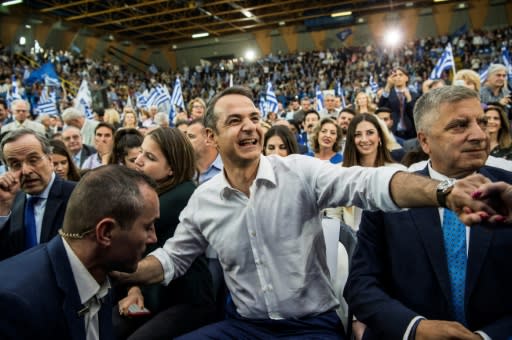 New Democracy party leader Kyriakos Mitsotakis is in pole position to become Greek prime minister