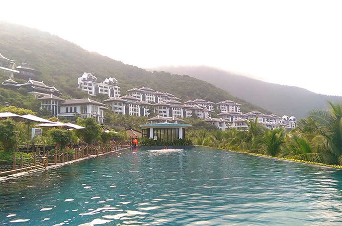 The adults only pool offers sweeping views of the ocean and resort. Photo: Jody Phan