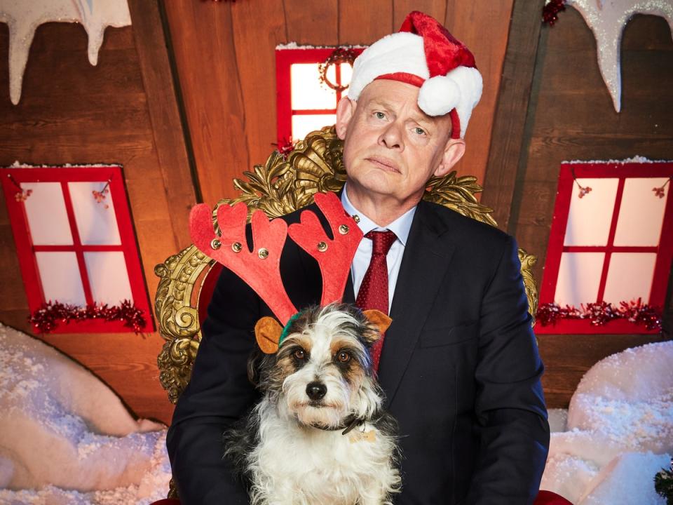 Humbug: Clunes’s last outing as the character comes in a Christmas special (ITV)