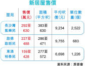 新居屋今派表 罕見兩廁及套房