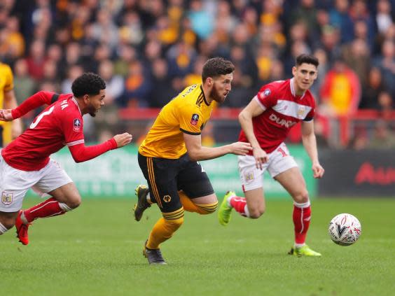 Matt Doherty put in another talismanic performance for Wolves (Getty)