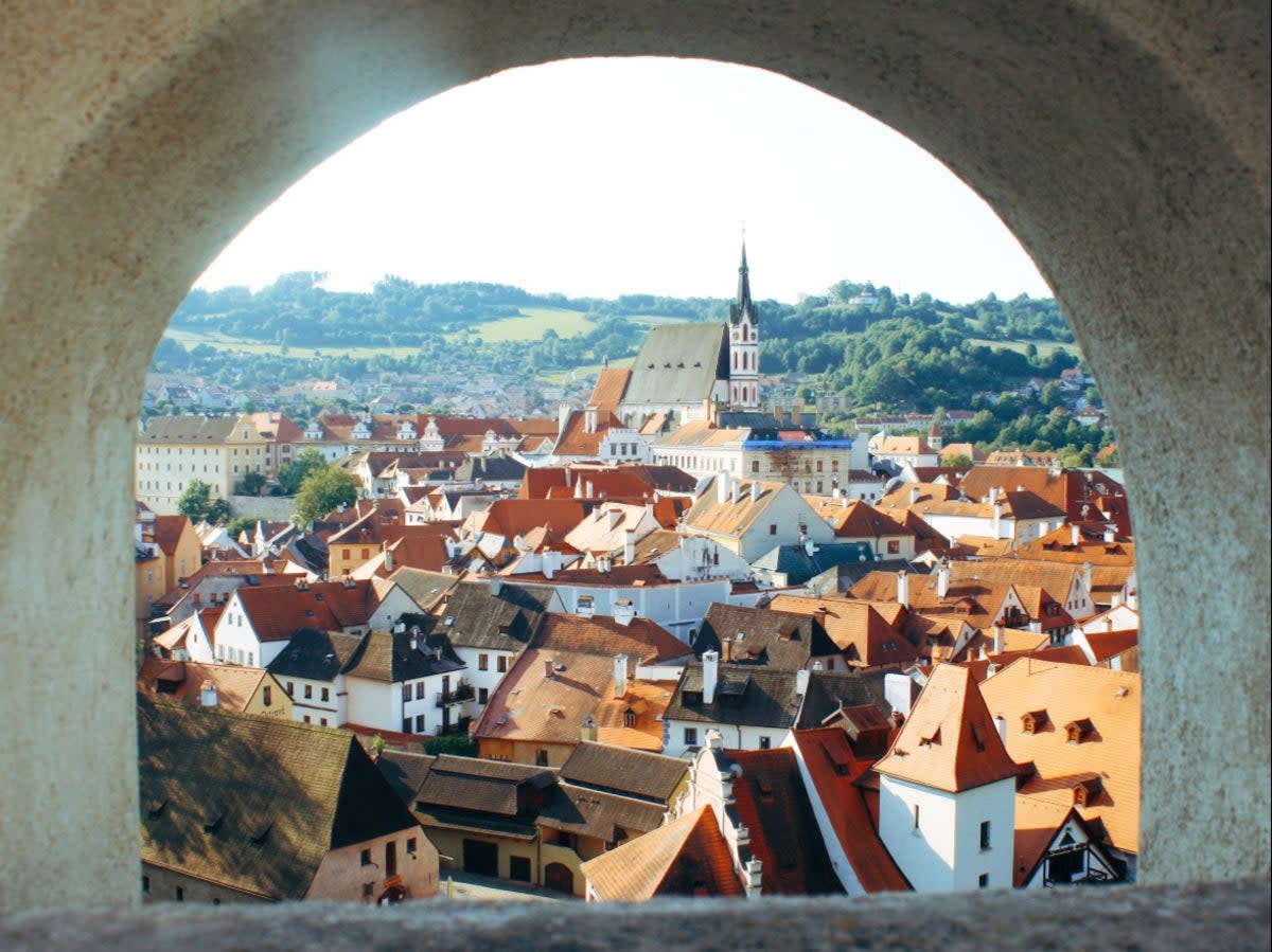 Room with a view from Cesky Krumlov Castle (Jenny Elliott)