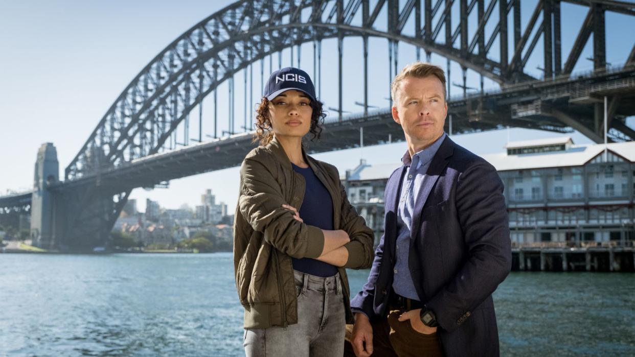  Olivia Swann and Todd Lasance in NCIS: Sydney. 