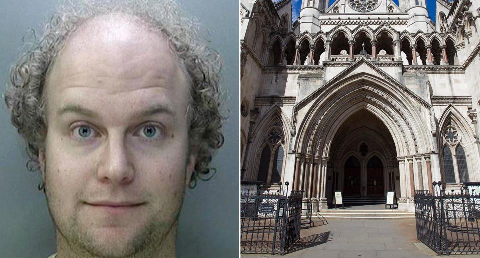 Matthew Falder had his sentence cut at the London Court of Appeal. (PA/Rex)