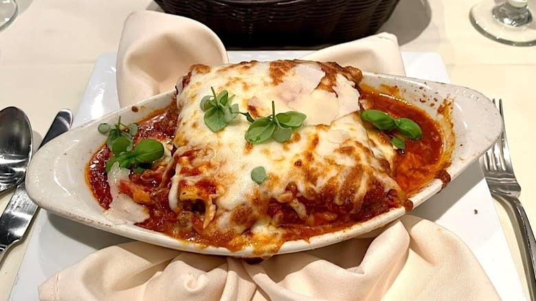 Lasagna at Valentino's, Nashville