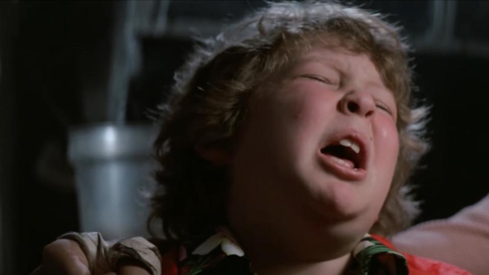 “I made a noise like this: Huehhh. Huehhh. Huehhh. HUEHHHHHH….” - Chunk