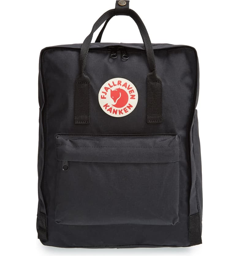 Fjällräven Kånken Water Resistant Backpack in black