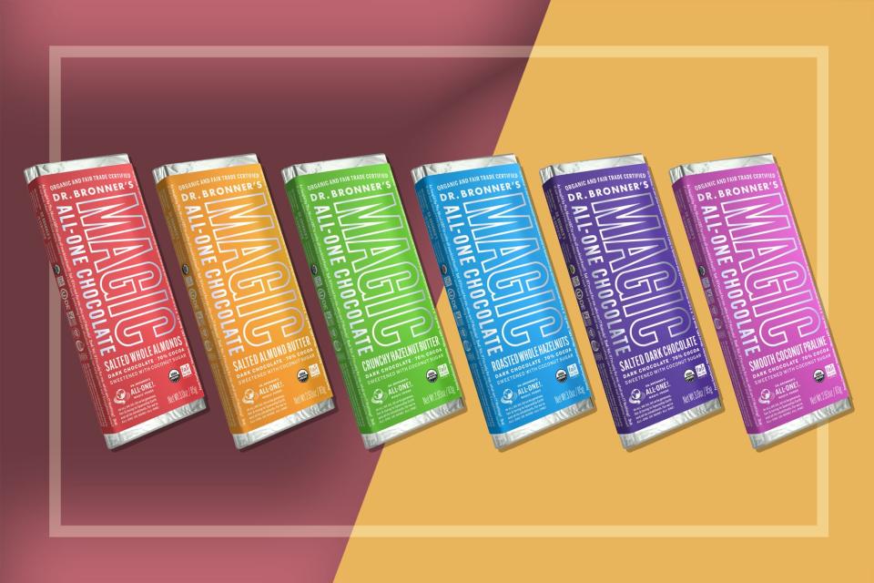 Dr. Bronner's Chocolate bars in assorted flavors