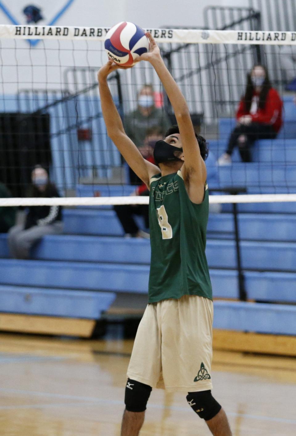 Setter Dhruva Thimmenahalli and Jerome are preparing for the Division I postseason, which begins May 20.