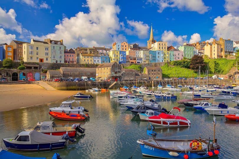 The idyllic seaside town of Tenby, Pembrokeshire
