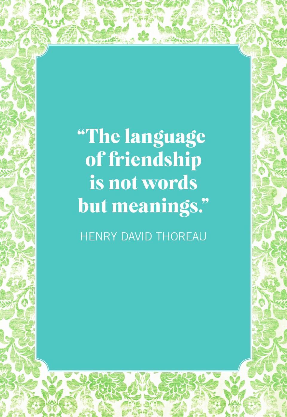 friendship quotes henry david thoreau