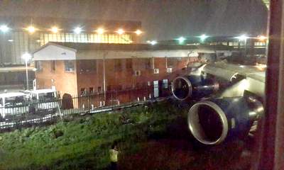 British Airways Plane 'Crash' In Johannesburg