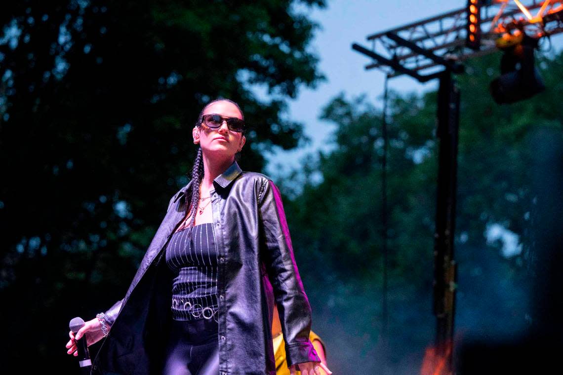 Latin Grammy-nominated singer Kat Dahlia headlined the Concert in the Park series that began on Friday night, Cinco de Mayo on May 5, 2023, at Cesar Chavez Plaza.