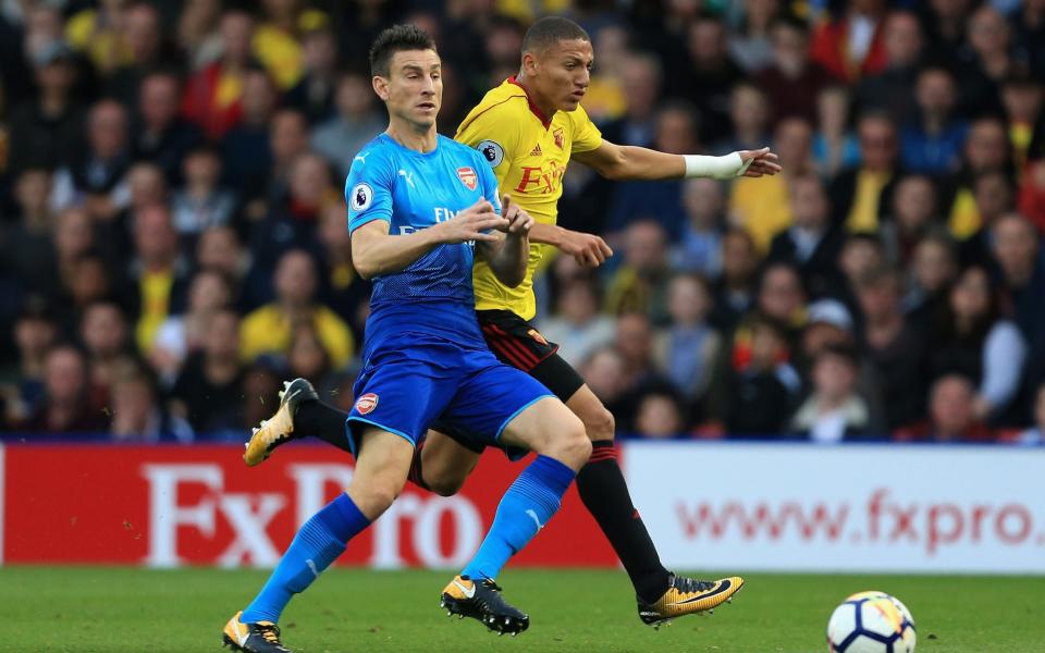 Laurent Koscielny had gone off with cramp at Watford last week - Getty Images Europe