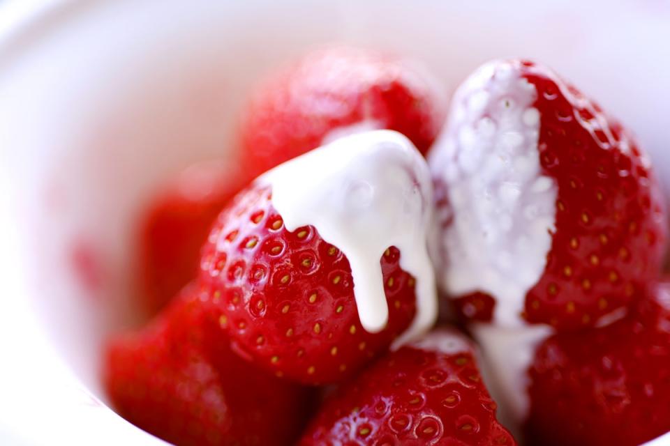 Wimbledon’s famous strawberries and cream are sourced from local farms (Steven Paston/PA. (PA Wire)