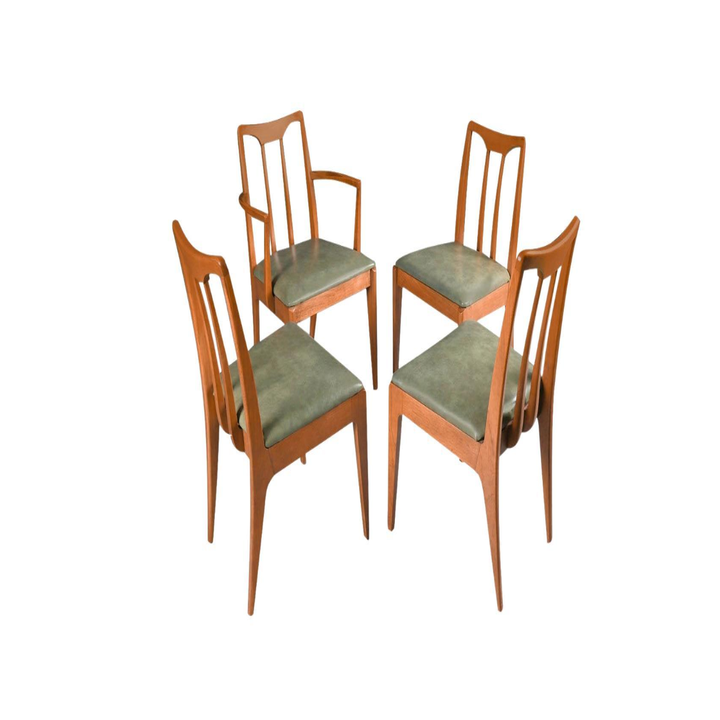 4 mid-century chairs
