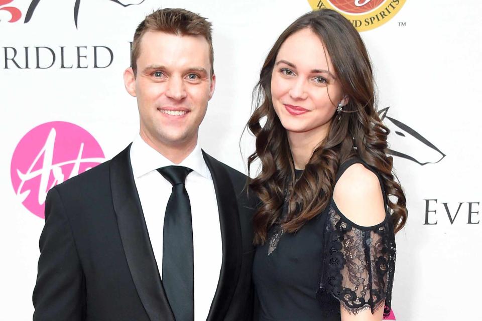 <p>Michael Loccisano/Getty</p> Jesse Spencer and Kali Woodruff in 2018