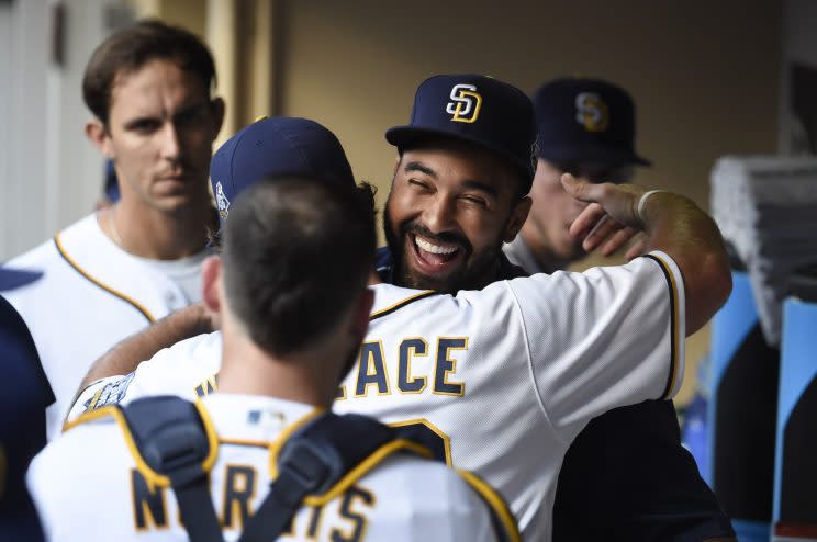 Matt Kemp is excited to play in Atlanta. (Getty Images/Denis Poroy)