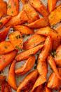 <p>Our biggest piece of advice: Don't overcrowd the pan. </p><p>Get the <a href="https://www.delish.com/uk/cooking/recipes/a29571518/oven-roasted-carrots-recipe/" rel="nofollow noopener" target="_blank" data-ylk="slk:Roasted Carrots;elm:context_link;itc:0;sec:content-canvas" class="link ">Roasted Carrots</a> recipe.</p>