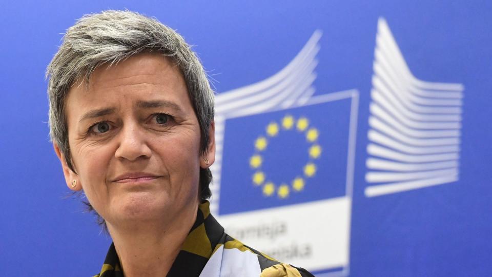 Die EU-Wettbewerbskommissarin Margrethe Vestager. Foto: Piotr Nowak/PAP/dpa