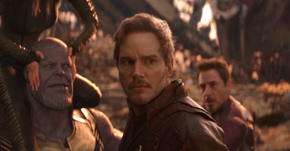 Chris Pratt as Peter Quill/Star-Lord in "Avengers: Infinity War."