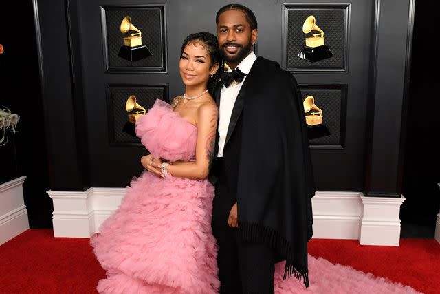 <p>Kevin Mazur/Getty</p> Big Sean and Jhene Aiko