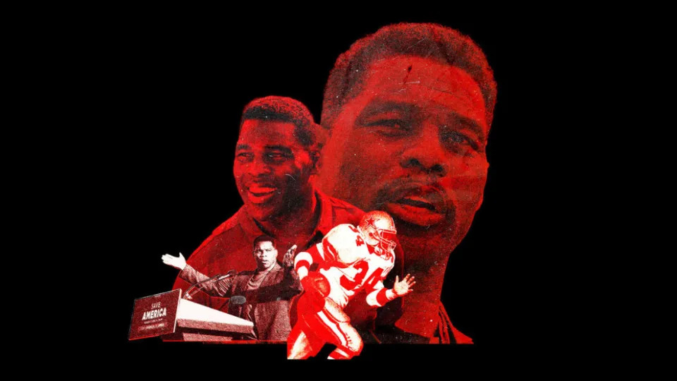 Herschel Walker's ex-wife recalls him threatening to 'blow my brains out'  in campaign ad released by opponents in Georgia Senate race