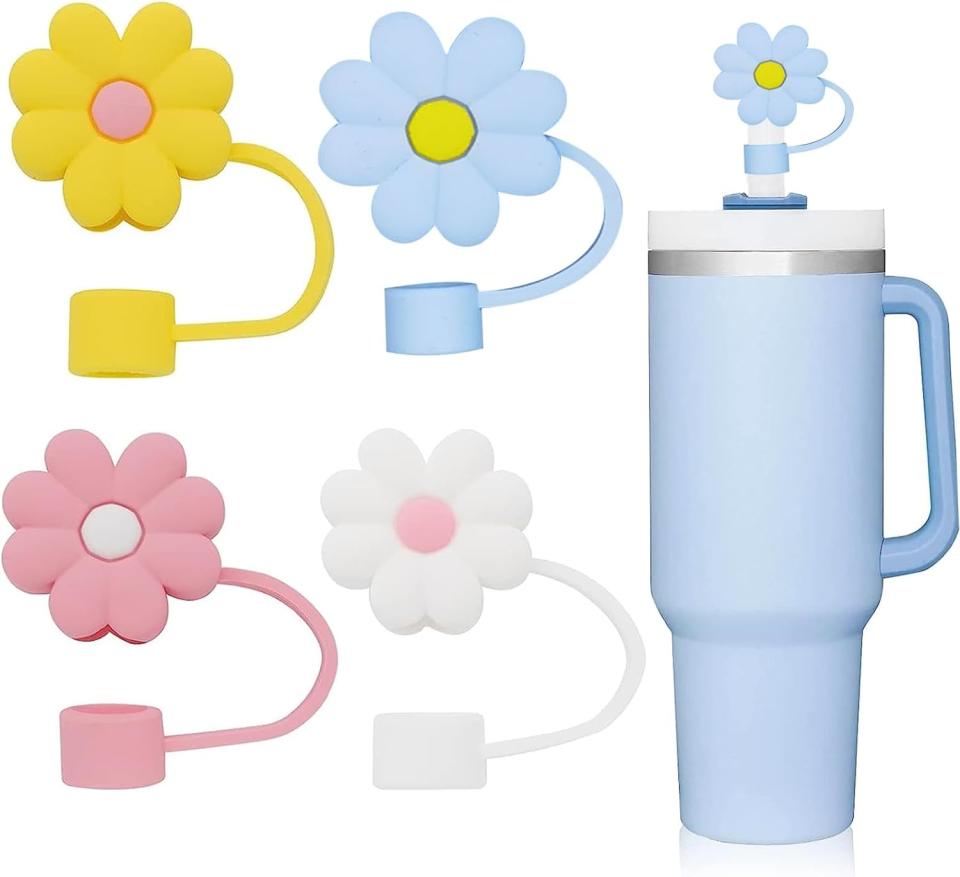 Target Is Selling the Cutest Spring-Themed Straw Covers