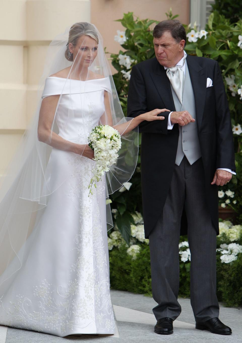 Princess Charlene of Monaco on her wedding day.