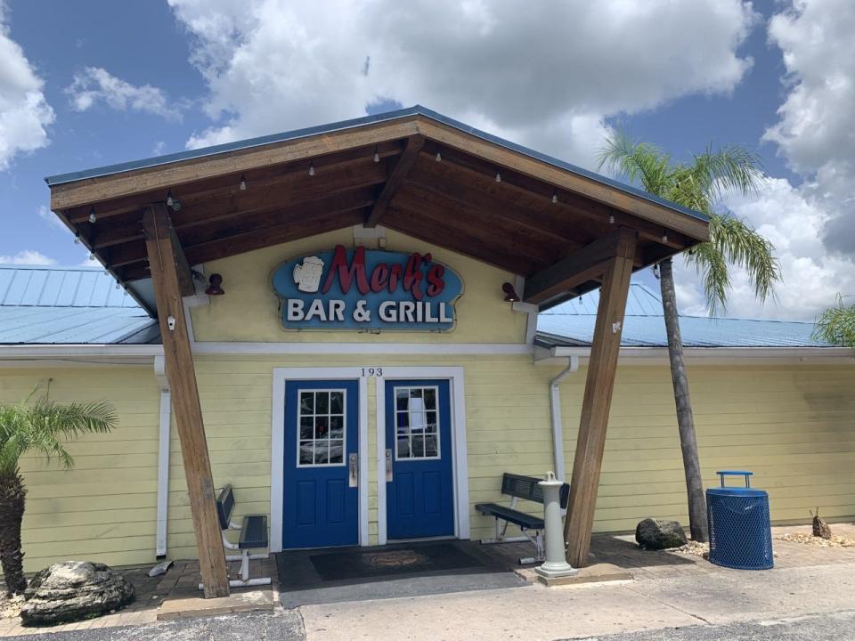 Merk's Bar and Grill in New Smyrna Beach.
