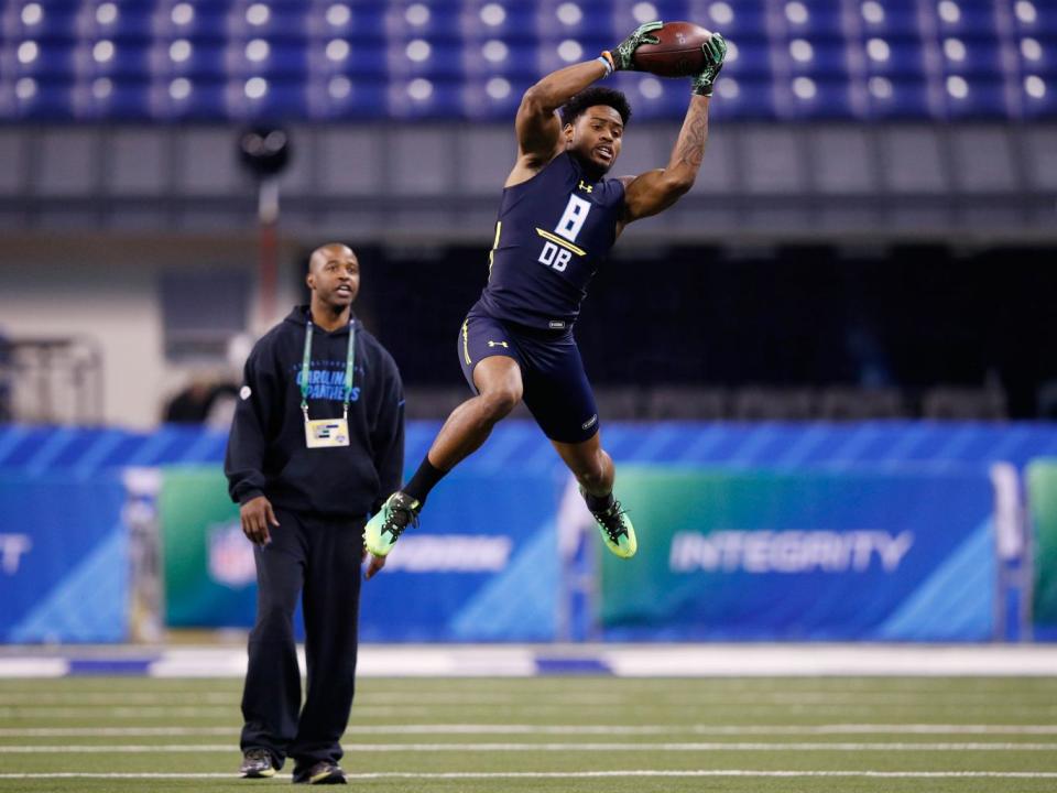 Conley was expected to go in the first 14 picks but suffered due to the allegations (Getty)